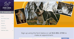 Desktop Screenshot of deercreekvet.com